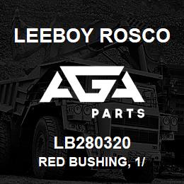 LB280320 Leeboy Rosco RED BUSHING, 1/ | AGA Parts