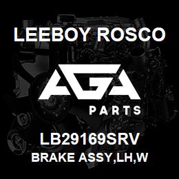 LB29169SRV Leeboy Rosco BRAKE ASSY,LH,W | AGA Parts