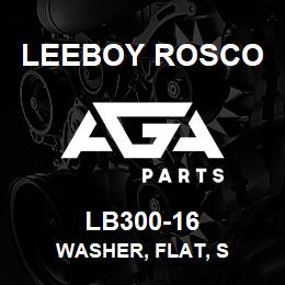 LB300-16 Leeboy Rosco WASHER, FLAT, S | AGA Parts