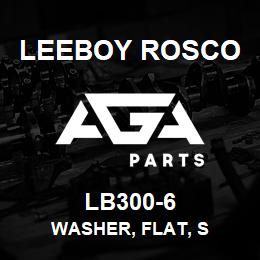 LB300-6 Leeboy Rosco WASHER, FLAT, S | AGA Parts