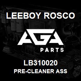 LB310020 Leeboy Rosco PRE-CLEANER ASS | AGA Parts