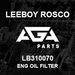 LB310070 Leeboy Rosco ENG OIL FILTER | AGA Parts