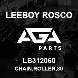 LB312060 Leeboy Rosco CHAIN,ROLLER,80 | AGA Parts