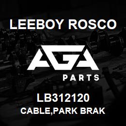 LB312120 Leeboy Rosco CABLE,PARK BRAK | AGA Parts