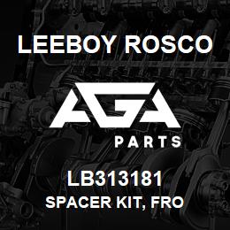 LB313181 Leeboy Rosco SPACER KIT, FRO | AGA Parts