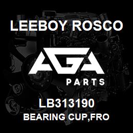 LB313190 Leeboy Rosco BEARING CUP,FRO | AGA Parts