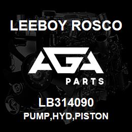 LB314090 Leeboy Rosco PUMP,HYD,PISTON | AGA Parts