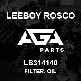 LB314140 Leeboy Rosco FILTER, OIL | AGA Parts