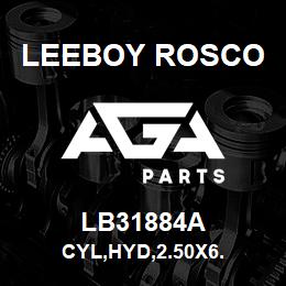 LB31884A Leeboy Rosco CYL,HYD,2.50X6. | AGA Parts