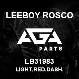 LB31983 Leeboy Rosco LIGHT,RED,DASH, | AGA Parts