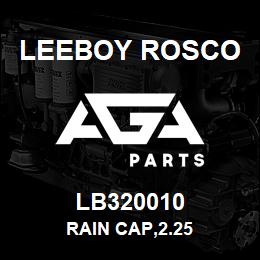 LB320010 Leeboy Rosco RAIN CAP,2.25 | AGA Parts