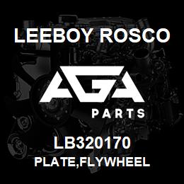 LB320170 Leeboy Rosco PLATE,FLYWHEEL | AGA Parts