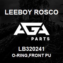 LB320241 Leeboy Rosco O-RING,FRONT PU | AGA Parts