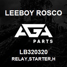 LB320320 Leeboy Rosco RELAY,STARTER,H | AGA Parts