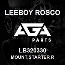 LB320330 Leeboy Rosco MOUNT,STARTER R | AGA Parts