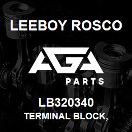 LB320340 Leeboy Rosco TERMINAL BLOCK, | AGA Parts