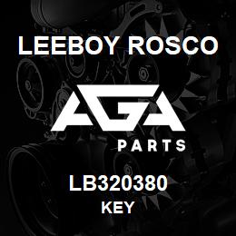 LB320380 Leeboy Rosco KEY | AGA Parts