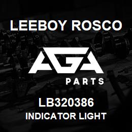 LB320386 Leeboy Rosco INDICATOR LIGHT | AGA Parts