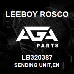 LB320387 Leeboy Rosco SENDING UNIT,EN | AGA Parts