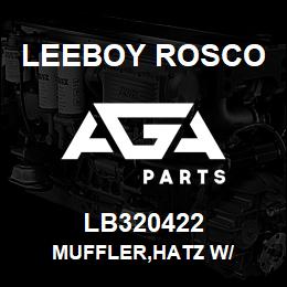 LB320422 Leeboy Rosco MUFFLER,HATZ W/ | AGA Parts