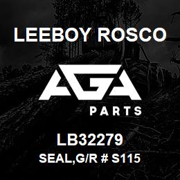 LB32279 Leeboy Rosco SEAL,G/R # S115 | AGA Parts