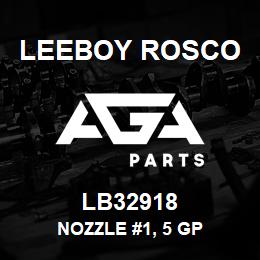 LB32918 Leeboy Rosco NOZZLE #1, 5 GP | AGA Parts