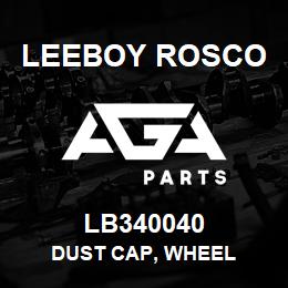 LB340040 Leeboy Rosco DUST CAP, WHEEL | AGA Parts