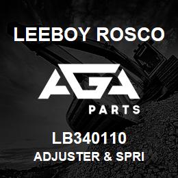 LB340110 Leeboy Rosco ADJUSTER & SPRI | AGA Parts