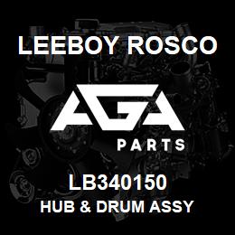 LB340150 Leeboy Rosco HUB & DRUM ASSY | AGA Parts