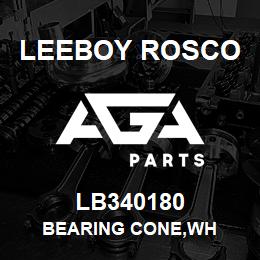 LB340180 Leeboy Rosco BEARING CONE,WH | AGA Parts