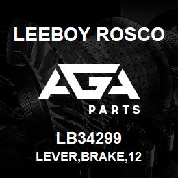 LB34299 Leeboy Rosco LEVER,BRAKE,12 | AGA Parts