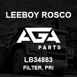 LB34883 Leeboy Rosco FILTER, PRI | AGA Parts