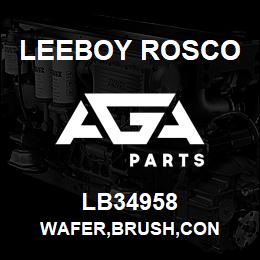 LB34958 Leeboy Rosco WAFER,BRUSH,CON | AGA Parts