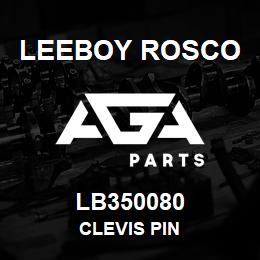 LB350080 Leeboy Rosco CLEVIS PIN | AGA Parts