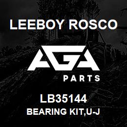 LB35144 Leeboy Rosco BEARING KIT,U-J | AGA Parts