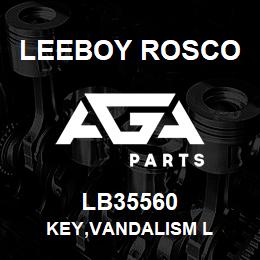 LB35560 Leeboy Rosco KEY,VANDALISM L | AGA Parts