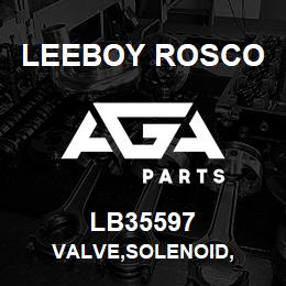 LB35597 Leeboy Rosco VALVE,SOLENOID, | AGA Parts