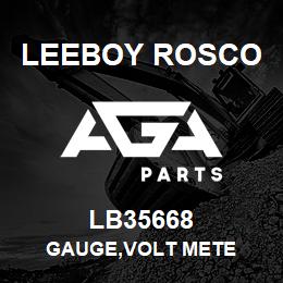 LB35668 Leeboy Rosco GAUGE,VOLT METE | AGA Parts