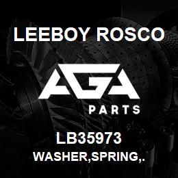 LB35973 Leeboy Rosco WASHER,SPRING,. | AGA Parts