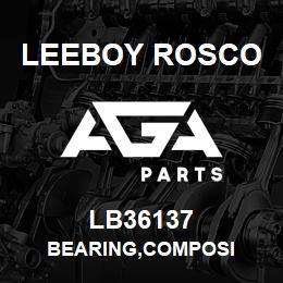 LB36137 Leeboy Rosco BEARING,COMPOSI | AGA Parts