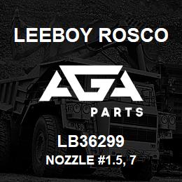 LB36299 Leeboy Rosco NOZZLE #1.5, 7 | AGA Parts