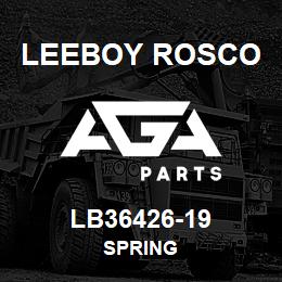 LB36426-19 Leeboy Rosco SPRING | AGA Parts