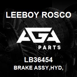 LB36454 Leeboy Rosco BRAKE ASSY,HYD, | AGA Parts