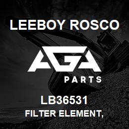 LB36531 Leeboy Rosco FILTER ELEMENT, | AGA Parts