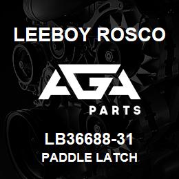 LB36688-31 Leeboy Rosco PADDLE LATCH | AGA Parts