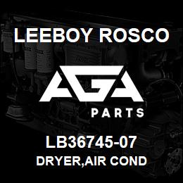 LB36745-07 Leeboy Rosco DRYER,AIR COND | AGA Parts