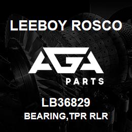 LB36829 Leeboy Rosco BEARING,TPR RLR | AGA Parts