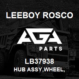 LB37938 Leeboy Rosco HUB ASSY,WHEEL, | AGA Parts