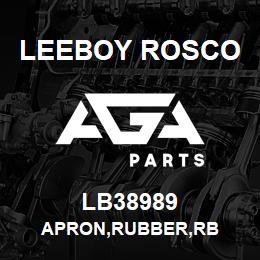 LB38989 Leeboy Rosco APRON,RUBBER,RB | AGA Parts