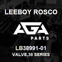 LB38991-01 Leeboy Rosco VALVE,36 SERIES | AGA Parts